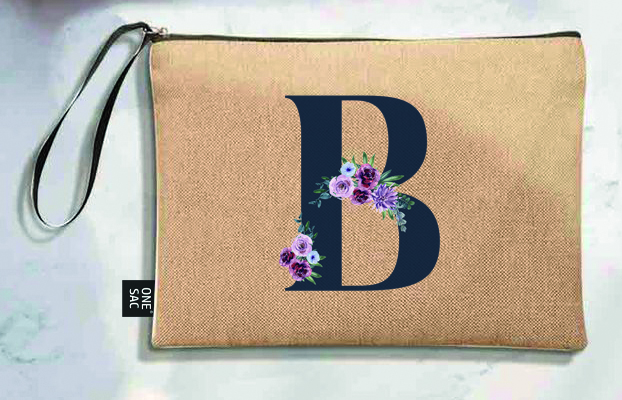 Sac à main Lettre B (Modèles variés) (25 × 18 × 1 cm)